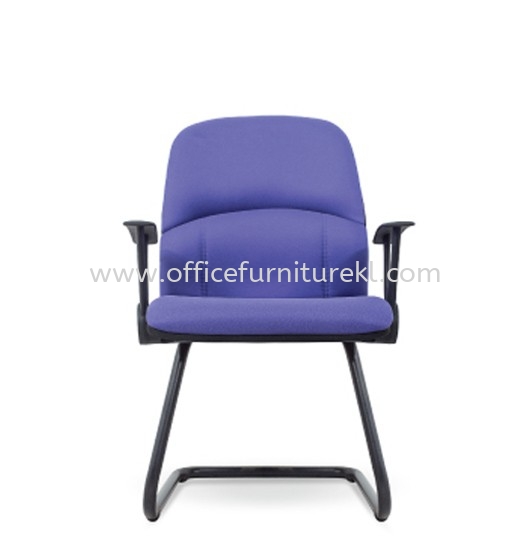 GAURA STANDARD VISITOR ARM FABRIC CHAIR C/W EPOXY BLACK CANTILEVER BASE