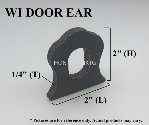 2"(H) X 2"(L) X 1/4"(T) WI DOOR EAR