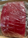 PVC CURTAIN STANDARD RIBBED TRANSLUCENT RED (EURO) - 2MM x 200MM x 50MTR PVC Curtain Plastics Engineering