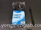 KNIFE BLACK (50PCS/40PKT/CTN) Cutleries Container / Plastic Cup / Bottle / Bowl / Plate / Tray / Cutleries / PET