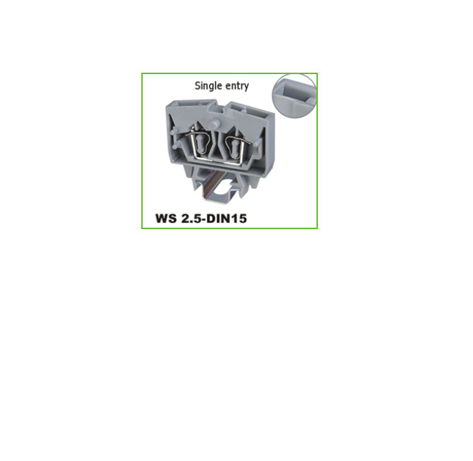 DEGSON - WS2.5-DIN15 DIN RAIL TERMINAL BLOCK