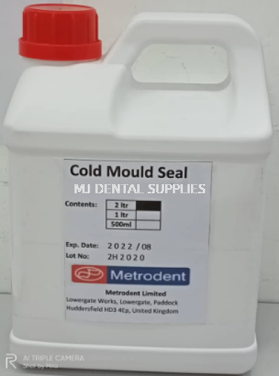 COLD MOULD SEAL (PLASTER COATING SOLUTION), 2LITRE METRODENT