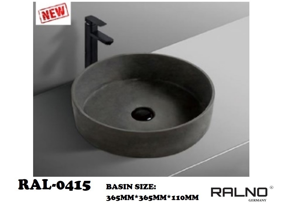 RAL-0415 Basin Jenis Seni Bilik Mandi / Tandas Carta Pilihan Warna Corak