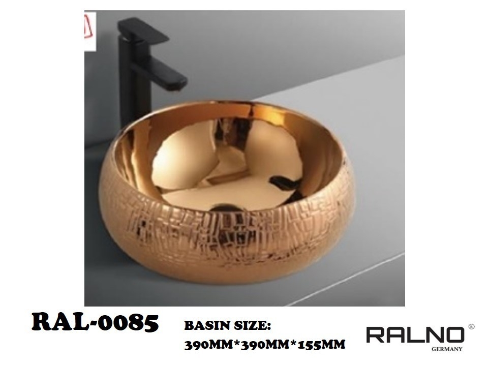 RAL-0085 Basin Jenis Seni Bilik Mandi / Tandas Carta Pilihan Warna Corak