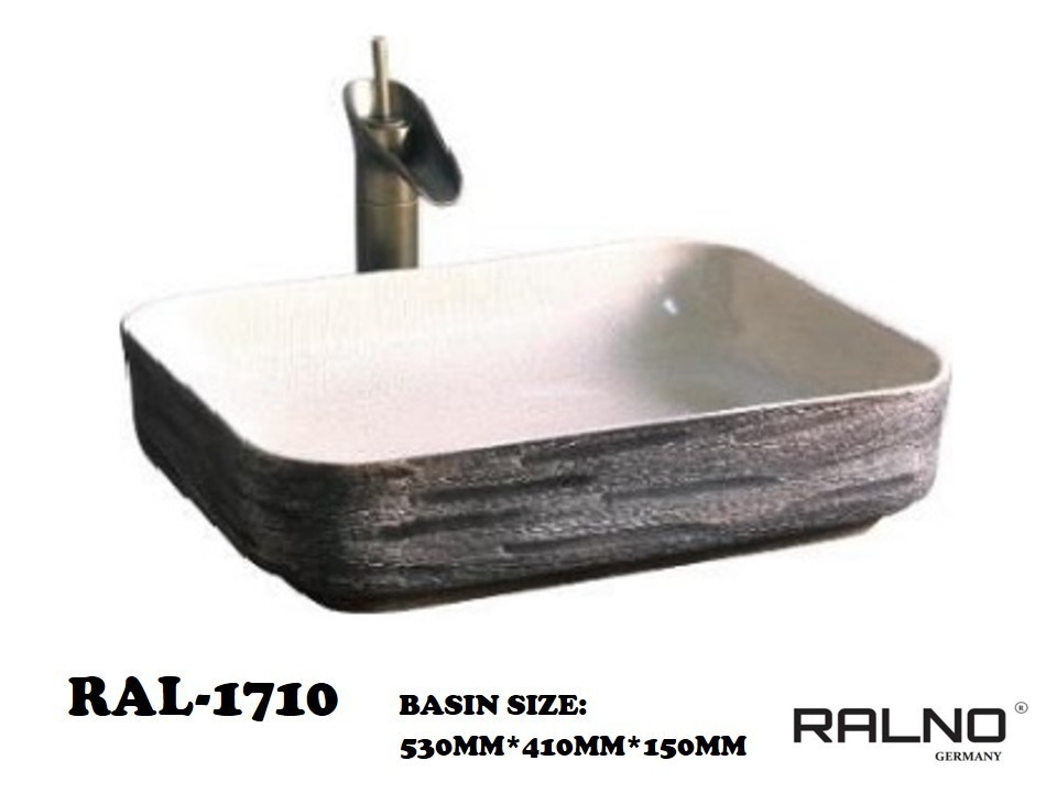 RAL-1710 Basin Jenis Seni Bilik Mandi / Tandas Carta Pilihan Warna Corak