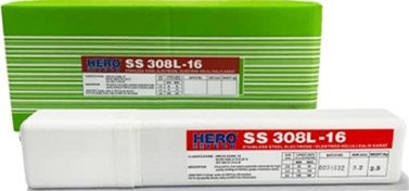 2.5 kgs Stainless Steel Welding Electrode 2.0mm x E308L-16 Hero Tech