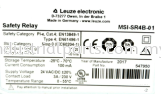 Leuze Safety Relay MSI-SR4B-01 547950 Leuze Relay Leuze Sensor / Switch /  Relay / Safety Light Curtain Electrical (Sensor, Switch, Relay, Controller, Actuator, Module)