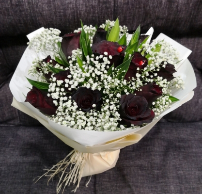 Black Rose Bouquet HB1081 floristkl