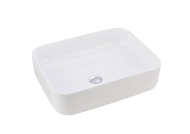 Valencia Slim Rectangular Countertop Basin Sinki Kaunter Atas Bilik Mandi / Tandas Carta Pilihan Warna Corak