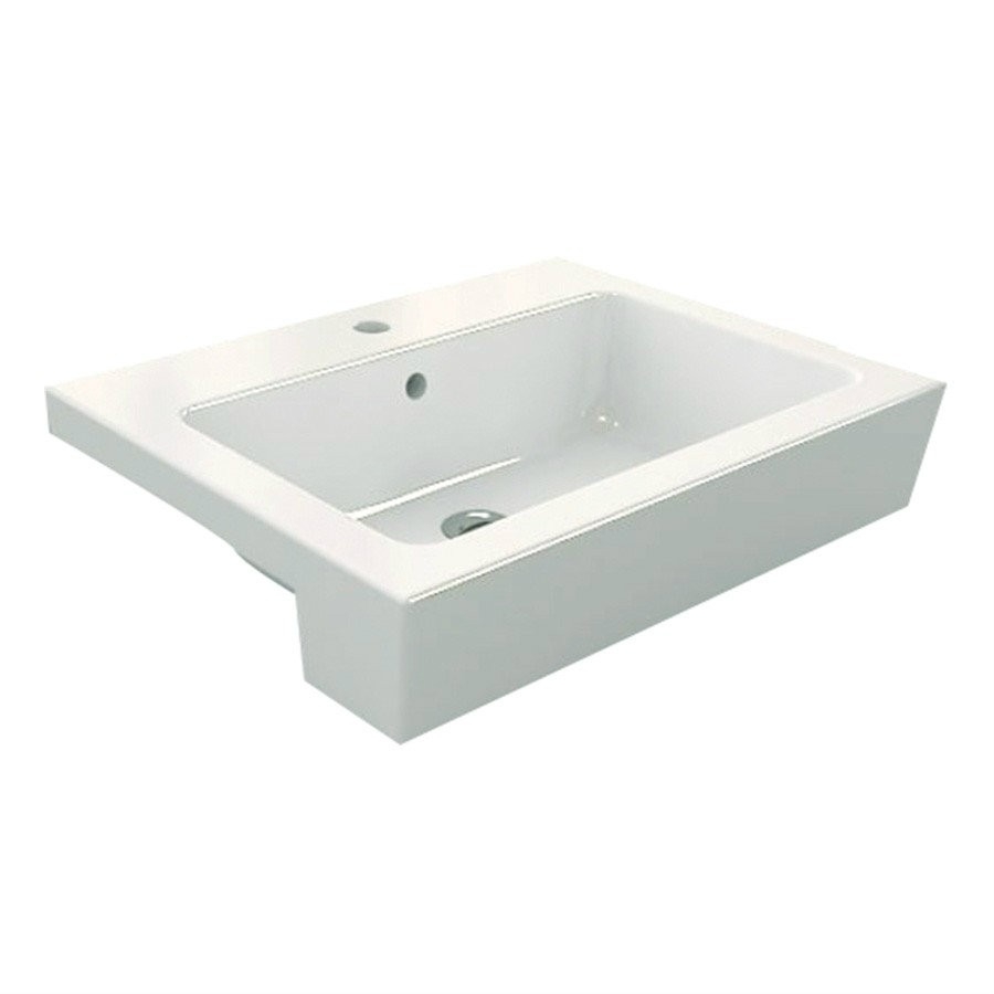 Trezzo 620 Semi-Recessed Basin-1TH Sinki Basuh Bilik Mandi / Tandas Carta Pilihan Warna Corak