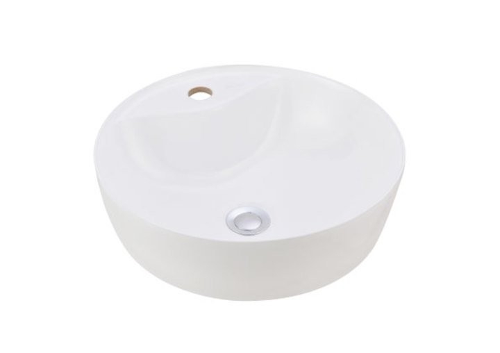 Valencia Slim Round Countertop Basin-1TH Countertop Wash Basin Bathroom / Washroom Choose Sample / Pattern Chart