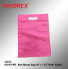630101PK - Non Woven Bag 10 x 13.5 Pink (10pcs) PACKAGING