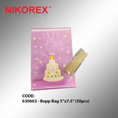 630302 - Bopp Bag 5x7.5 (50pcs)