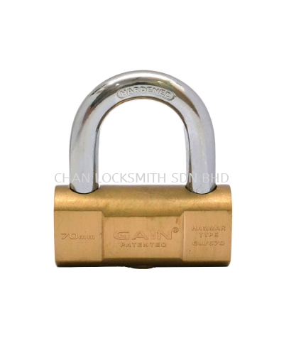 GLI-670H 70mm Solid Brass Body Padlock