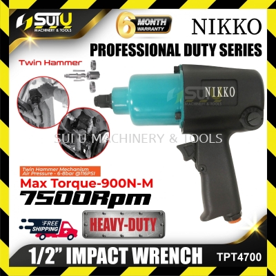 NIKKO TPT4700 1/2" Dr. Twin Hammer Air Impact Wrench