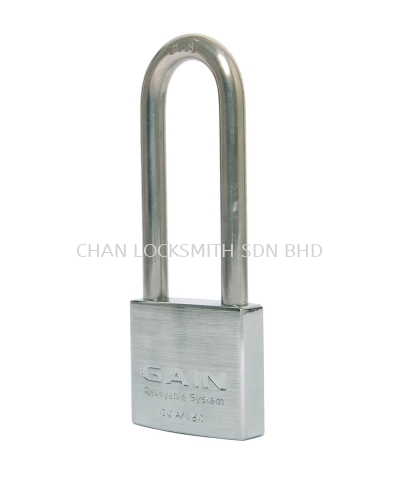 G950SUSL Stainless Steel Long Shackle Padlock