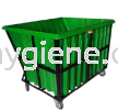 IMEC BB1100 - Polyethene Four Wheel Bin c/w Metal Frame Lifter Dump Truck Outdoor Garbage Bin Tong Sampah