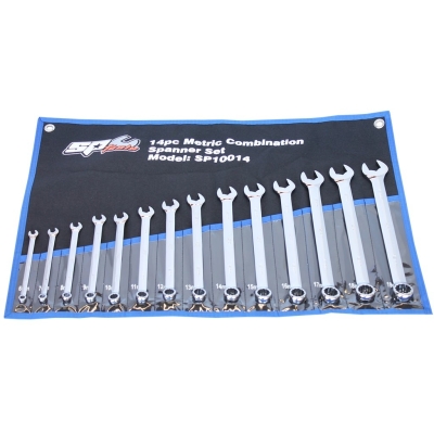 SP TOOLS COMBINATION ROE SPANNER SET - METRIC - 14PC SP10014