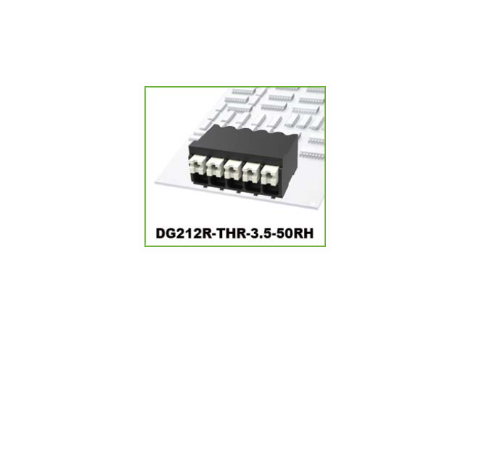 degson - dg212r-thr-3.5-50rh pcb spring terminal block