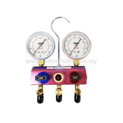 Tasco TA122GP-1 Ball Valve Type Gauge Manifold Kit R410A/R32 