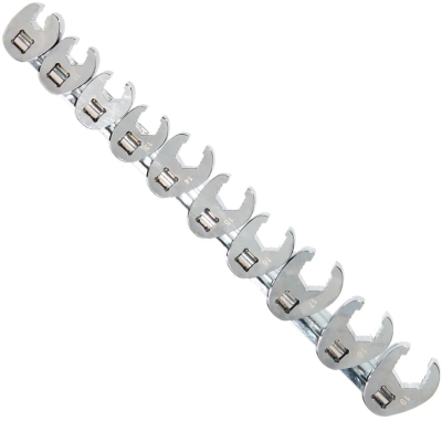 SP TOOLS FLARE NUT CROWFOOT WRENCH RAIL SET - 3/8"DR METRIC - 10PC SP20574