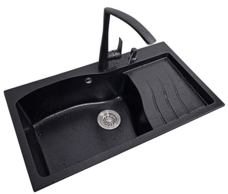 Kitchen Granite Sink : PFHQZ D12BLK1