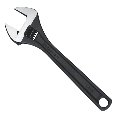 SP TOOLS ADJUSTABLE WRENCH - WIDE JAW PREMIUM - BLACK INDIVIDUAL SP18053