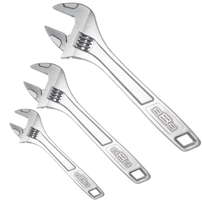 SP TOOLS ADJUSTABLE WRENCH SET - 3PC T818000