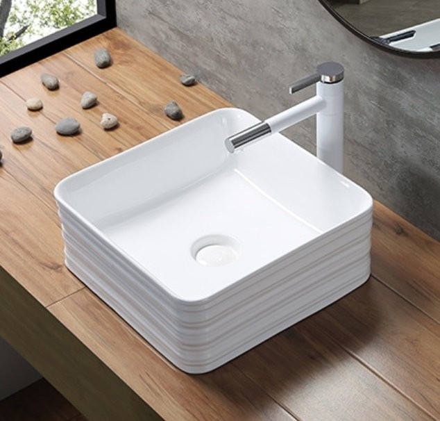 PFH 899WHT Basin Jenis Seni Bilik Mandi / Tandas Carta Pilihan Warna Corak