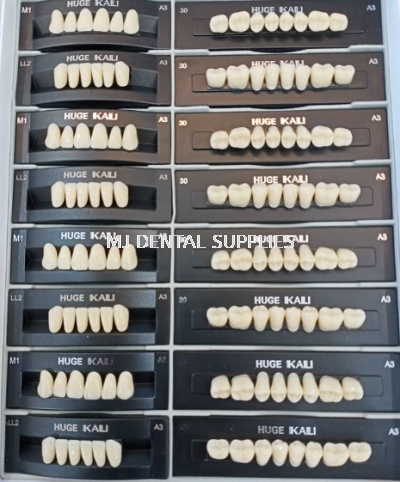 KAILI ACRYLIC TEETH 2 LAYERS - FULLSET, M SERIES