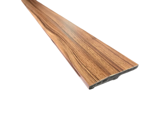 100mm PVC Skirting - Dark Maple ( PSK100-1023 )