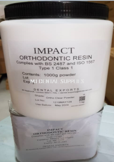 IMPACT ORTHO RESIN SET, (POWDER + LIQUID), IMPACT (UK)