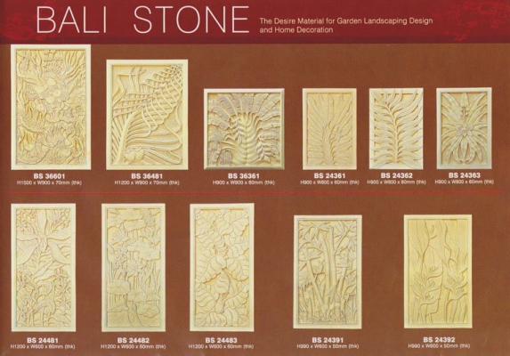 Katalog Batu Seni Seri Batu Bali