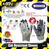 WORKER 228 12 Pairs Cut-Resistant Gloves Large 9# Safety Gloves Safety & Security