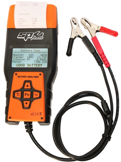 SP TOOLS PREMIUM BATTERY ANALYSER WITH BUILT-IN PRINTER - 12V SP61065