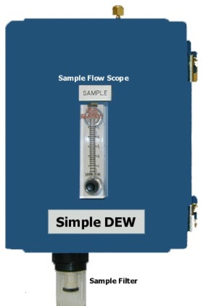 Simple dew digital dew point analyzer