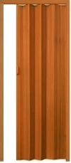 Pvc Folding Door Brown/Grey Wood PVC Washroom Door  Doors