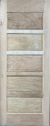 Solid 5 Panel Door Wooden Doors  Doors