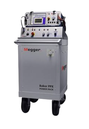 megger baker ppx power packs high voltage motor tester