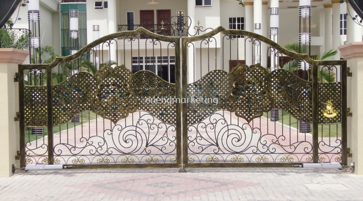 WIG 06-Wrought Iron Swing Gate