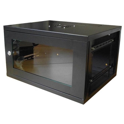 4U 560(W) X 500(D) X 250(H) PERSPEX DOOR WALL MOUNTCABINET