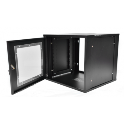 9U 560(W) X 500(D) X 475(H) PERSPEX DOOR WALL MOUNT CABINET