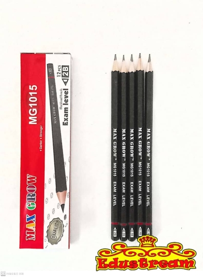 Max Grow Exam Level 2B Pencils 12 pcs