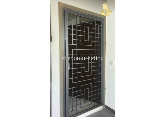 MSDG 10- Mild Steel Swing Door Grille