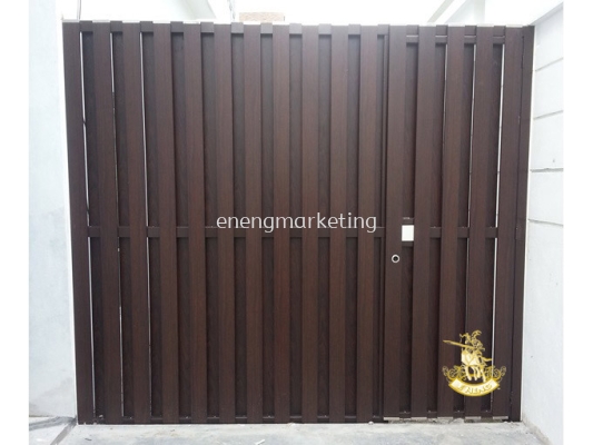 MSDG 06- Aluminium Wood Partition Panel With Swing Door