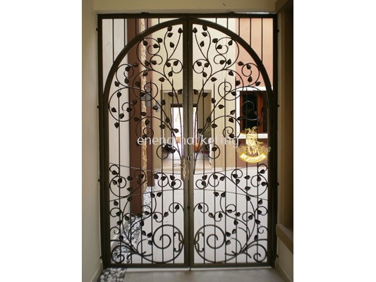 WIDG 12- Wrought Iron Swing Door Grille