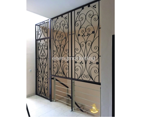 WIDG 08- Wrought Iron Door Grille