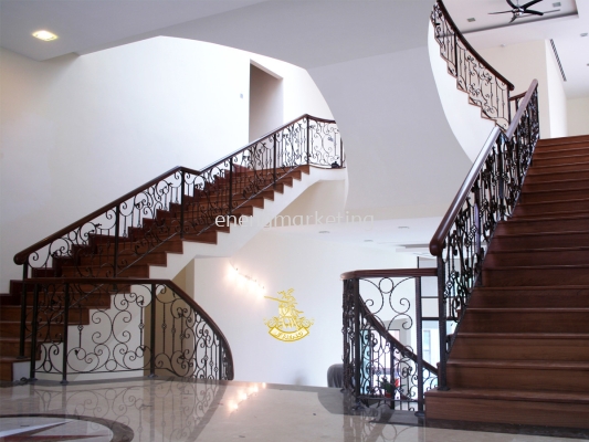 WIST 01- Wrought Iron Staircase Railing