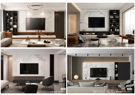 68 Modern Stylish TV Wall Design Ideas