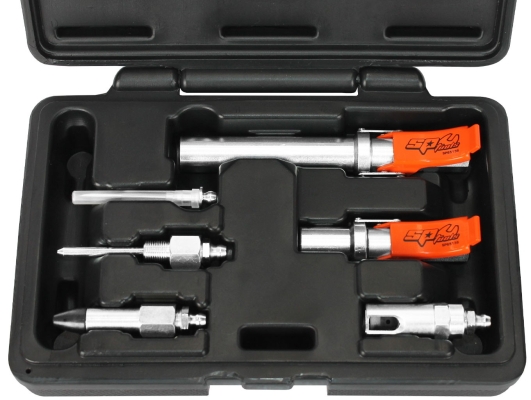 SP TOOLS GREASE GUN QUICK-RELEASE COUPLER & ACCESSORY KIT - 6PC SP65140